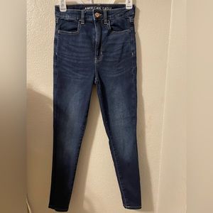 American Eagle Woman’s Long Jeans Size 2 Highest Rise Jeggings